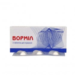 Вормил (аналог Альдазол, Альбендазол) жевательные таблетки 400 мг N3 в Ставрополе и области фото
